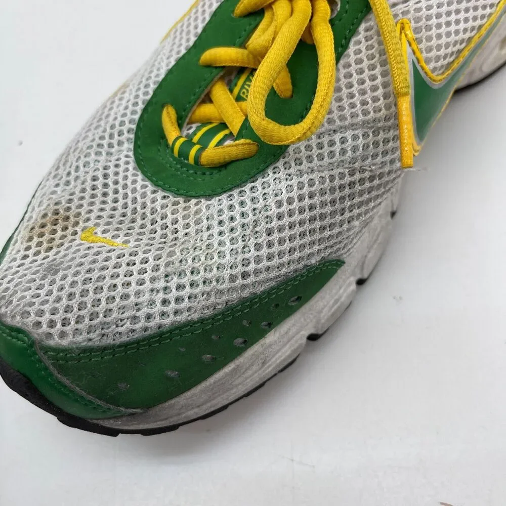 Size 12 - Nike Air Coos 315399-131 Green White Yellow Mens Running Shoes